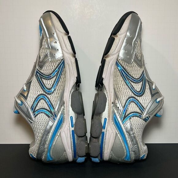 Womens AETREX RX Runner Silver Athletic Sneakers / Size 11 Wide - Picture 7 of 10